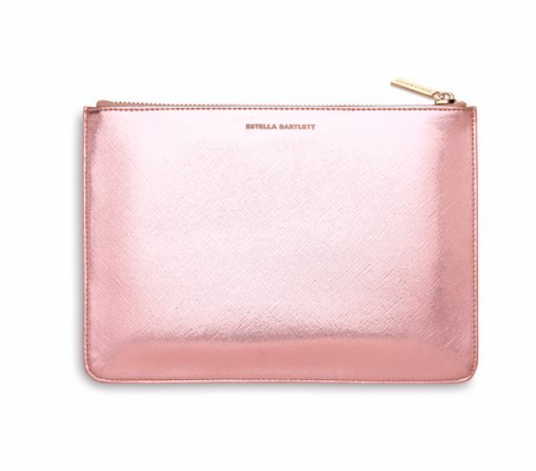 rose gold pouch