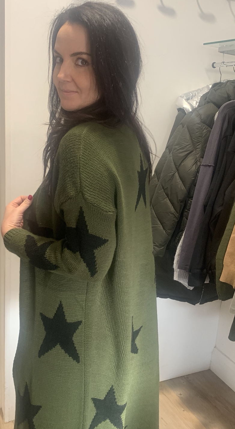 Long Star Cardigan - Evie Loves Toast